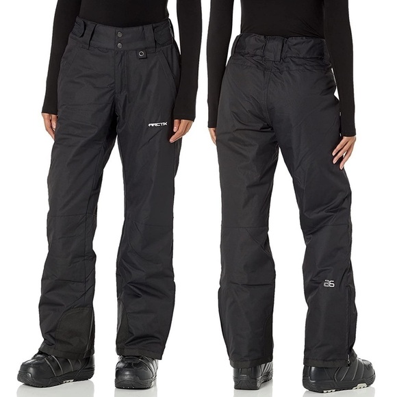 ❄️NEW {w/tags!} Arctix Women's Black Insulated Snow Pants Size Large - Picture 1 of 11